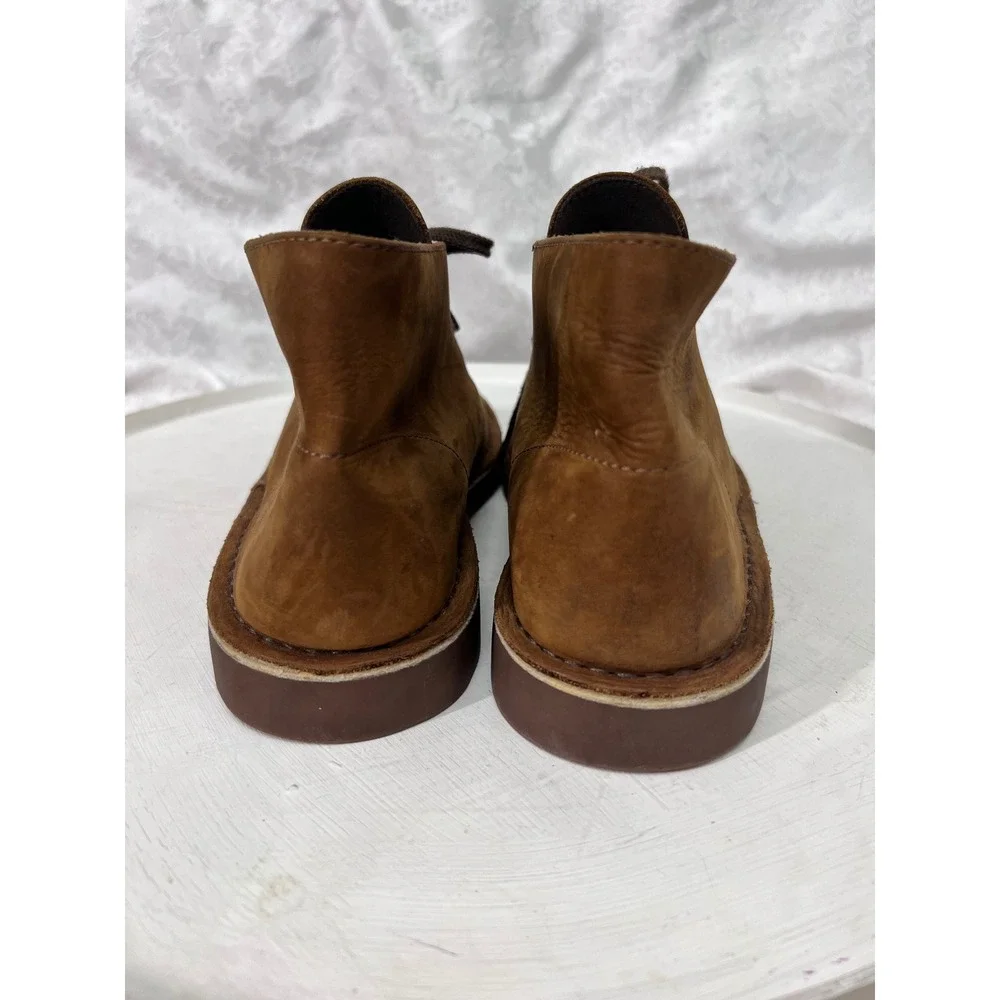 Clarks Bushacre 2 Brown Leather Chukka Desert Boots Mens 7.5 260822863075